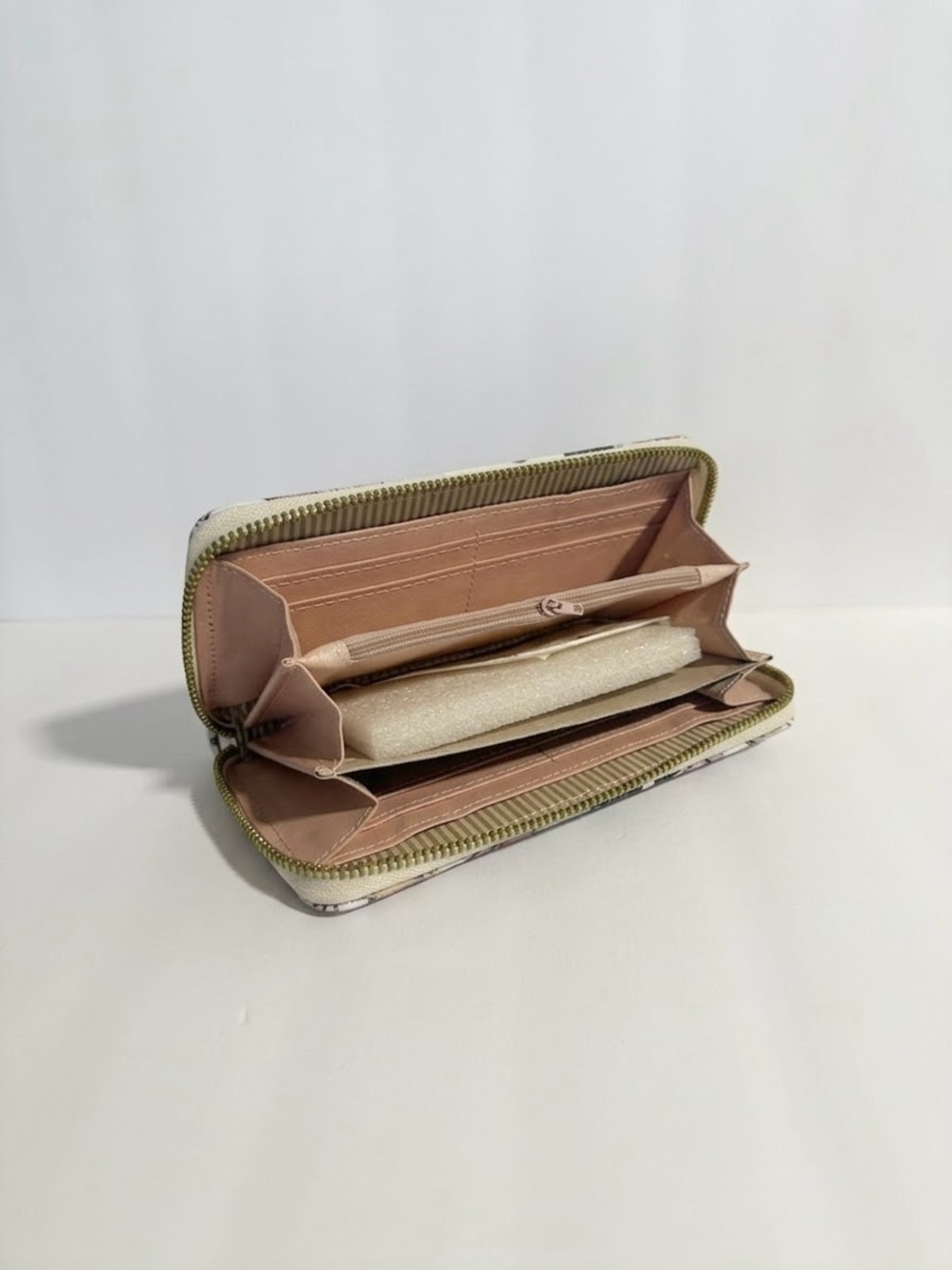 New Women Butterfly Floral Wallet Long Zip Around Purse Card Holder Organizer - Picture 4 of 4